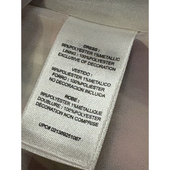 Youngland Baby Girls Metallic Woven Coat Set Faux Fur Matching Plaid Dress 12 Mo - Picture 7 of 11